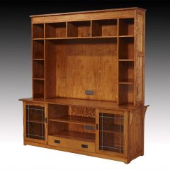 Craftsman-Style Entertainment Center